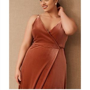 Jenny Yoo Andi Velvet Wrap Dress